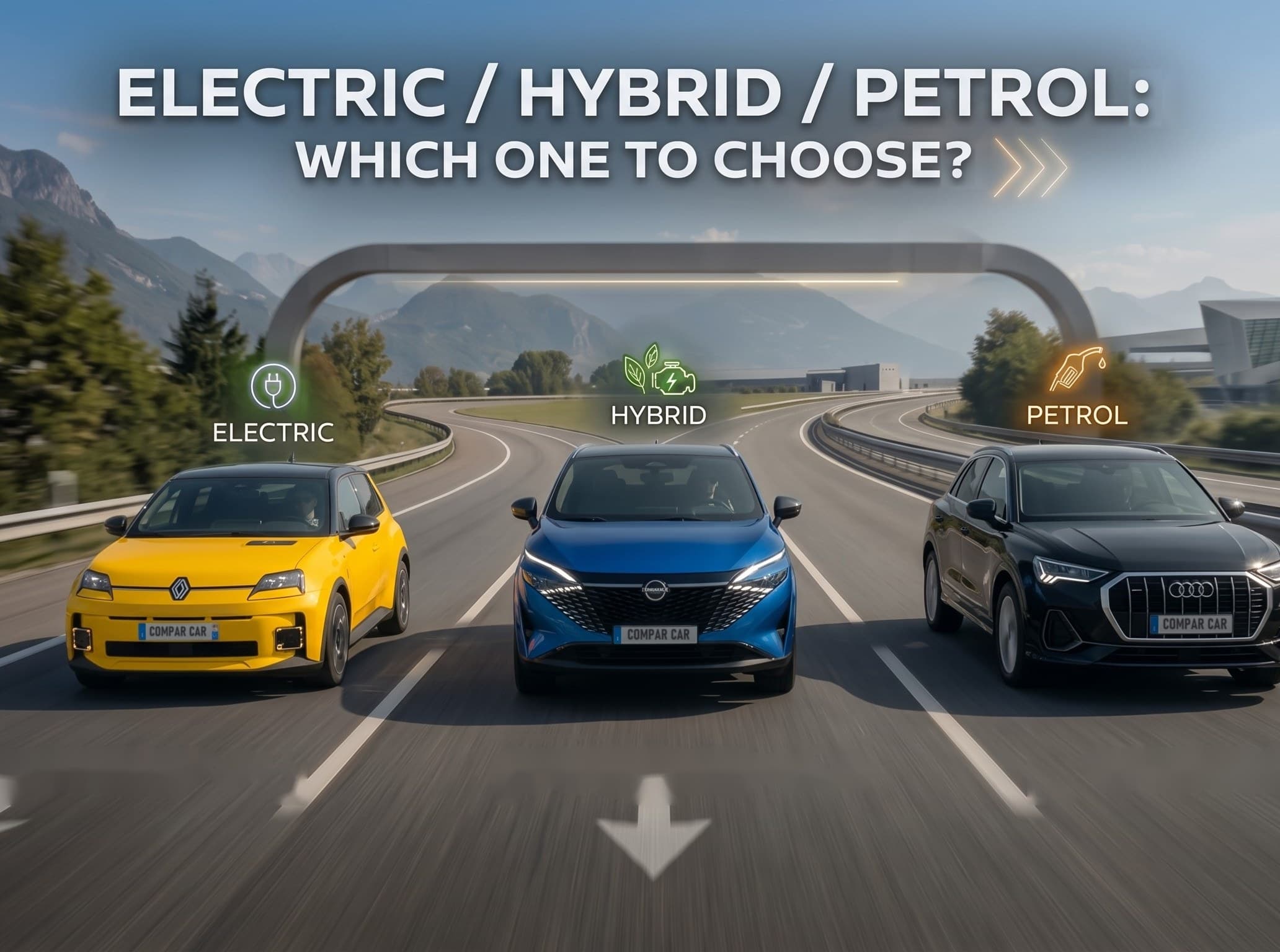 Electric, Hybrid or Petrol/Diesel: which to choose?